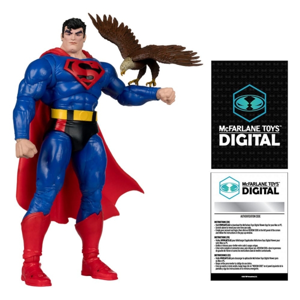 DC Digital Actionfigure "Superman" (Our worlds at war) von McFarlane